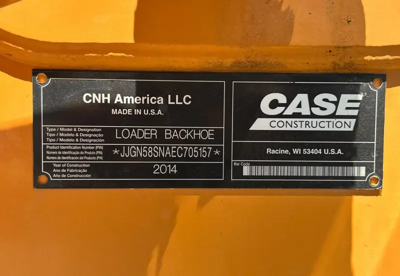 2014 Case 580 Super N photo 96